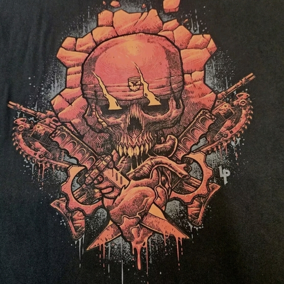 Gears of War 5 Mens black Graphic print t shirt size XL - Picture 3 of 8